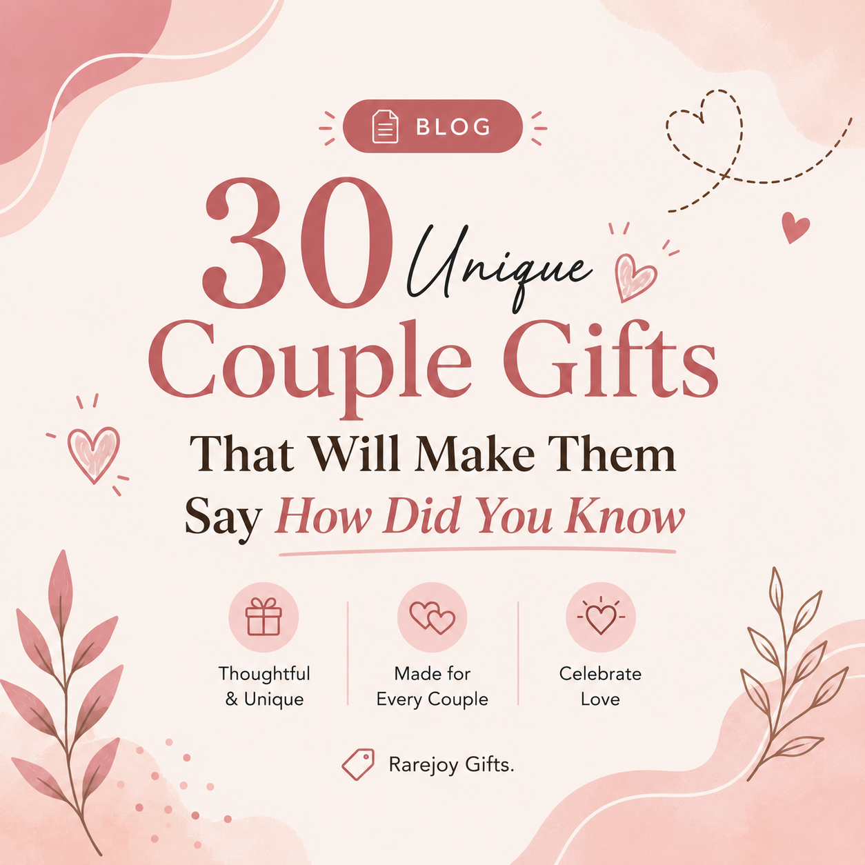 Beyond the Usual: 30 Unique Couple Gifts That Will Make Them Say How Did You Know